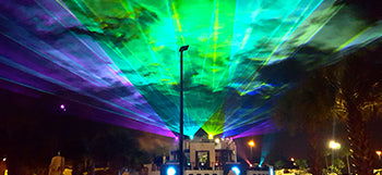Marriott World Center Laser Installation