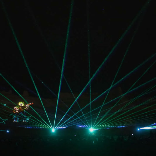 Laser Show at the Scottsbluff National Monument