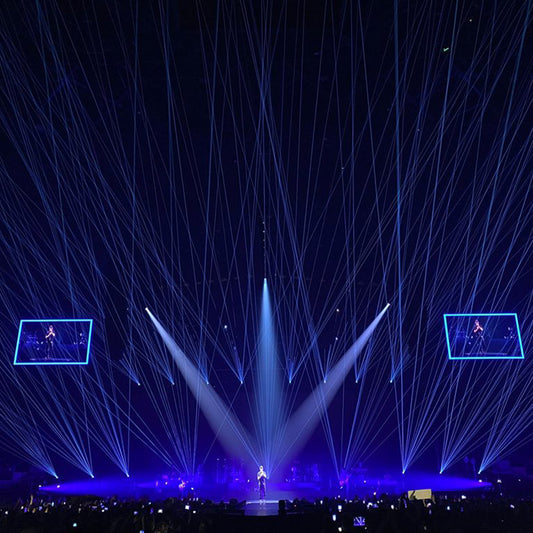 Enrique Iglesias Laser Show at the AccorHotels Arena
