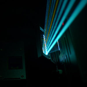 laser harp kvant in action side view